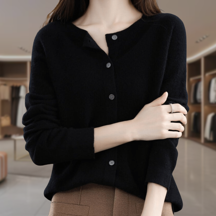 Women’s Wool Button Up Cardigan | Marisa