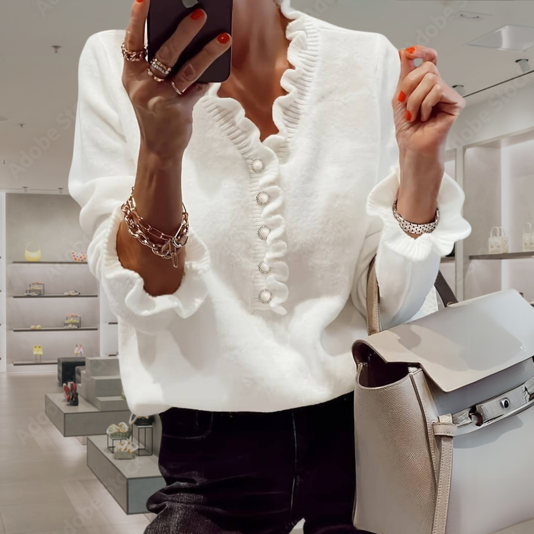 Tessa | Elegant Ruffle Blouse