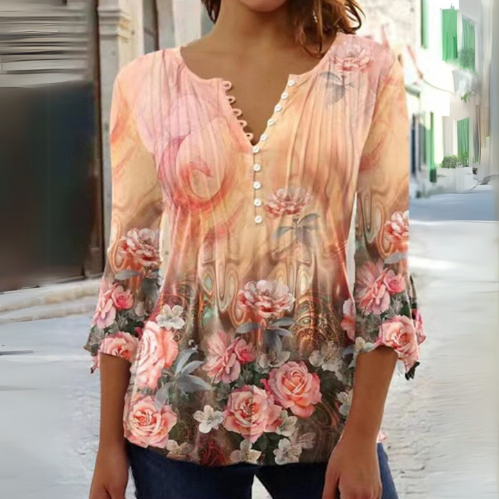 Aleya | Elegant Floral Blouse