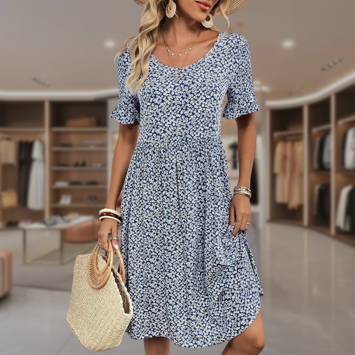Lizzy | Flattering Floral Midi