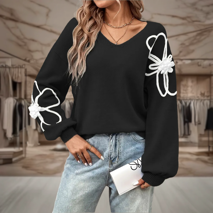 Semira | Elegant Embroidered Sweater