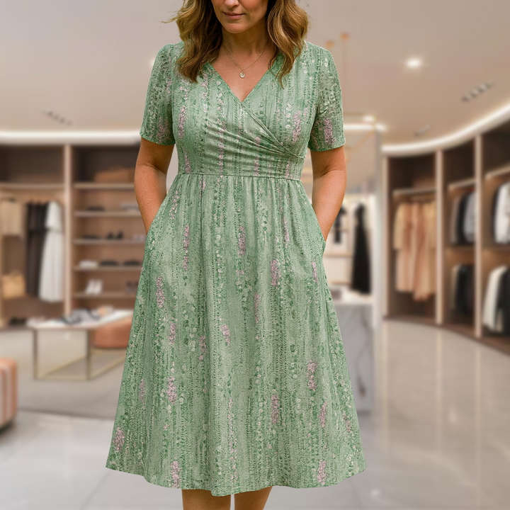 Mari | Elegant Floral Midi