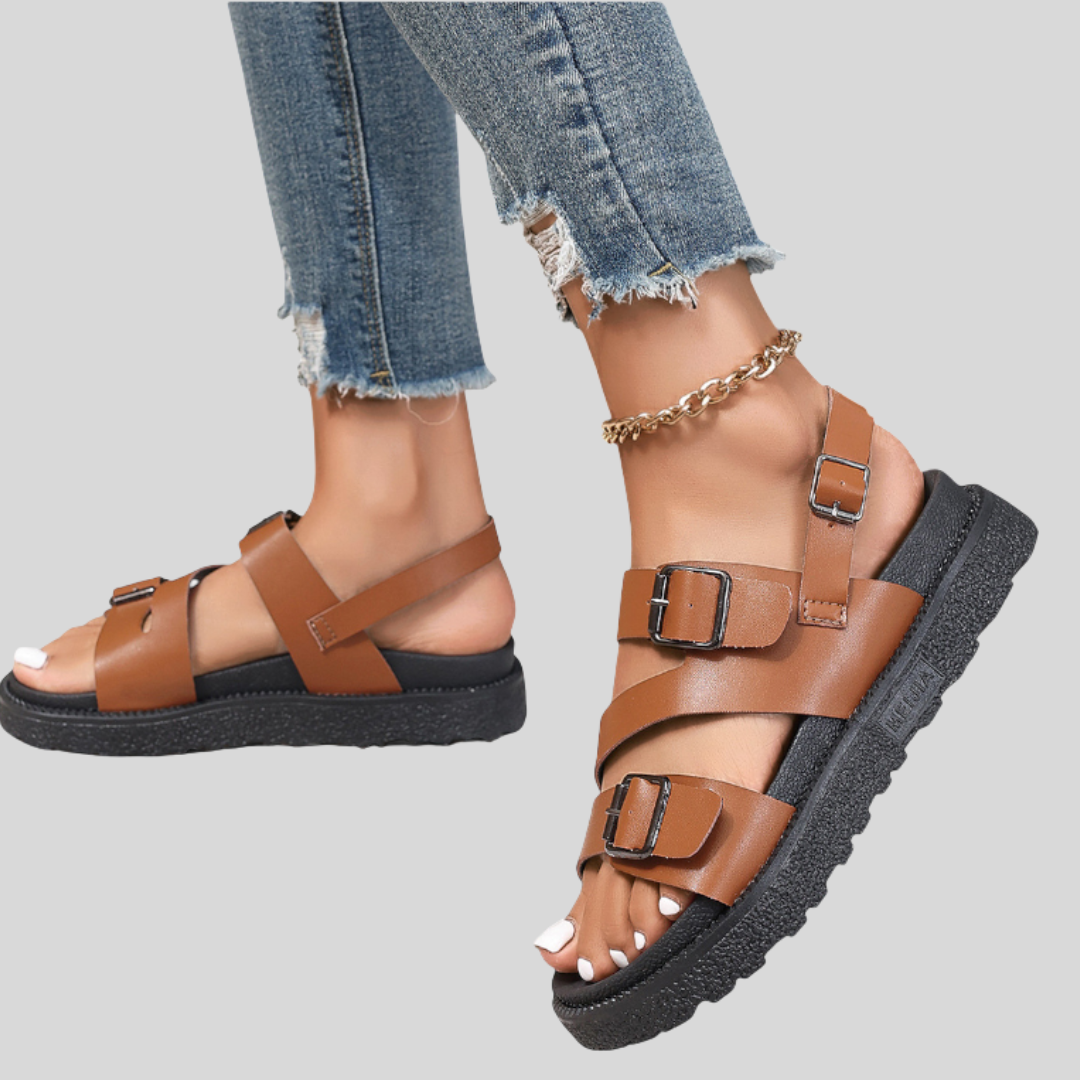 Cherry | Comfort Leather Sandals