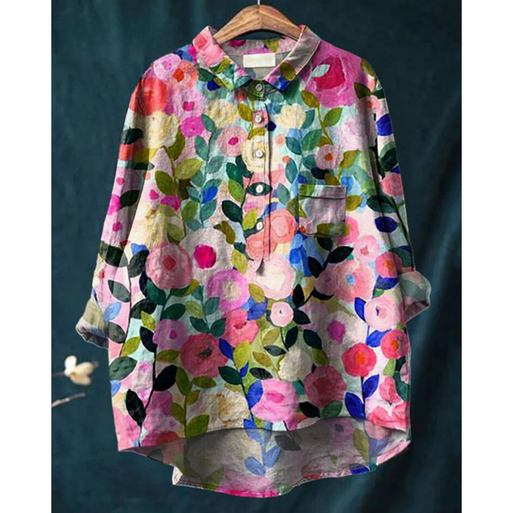 Amelia | Timeless Floral Blouse