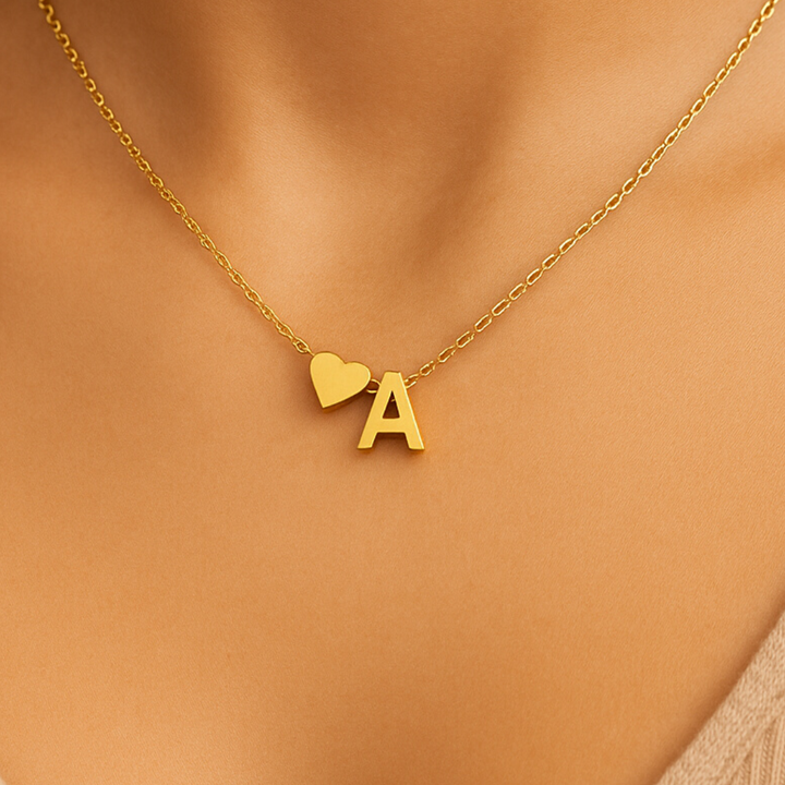 Gold Initial Necklace