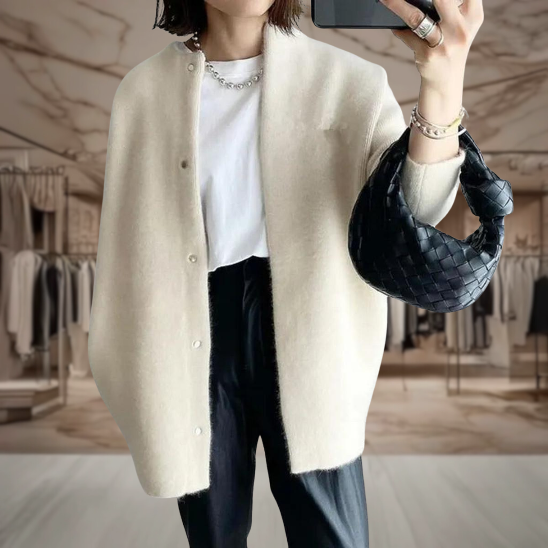 Women’s Mohair Longline Button Up Cardigan | Alyvia