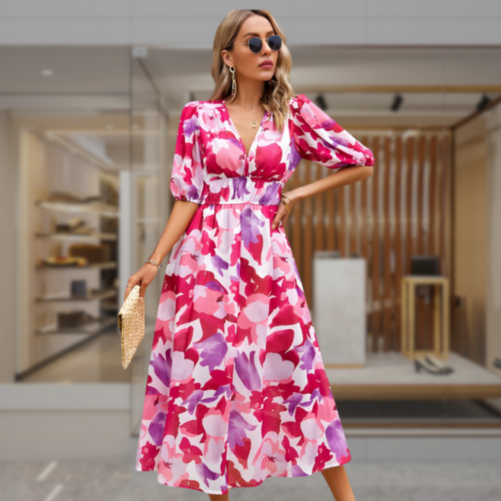 Juliana | Elegant Floral Dress