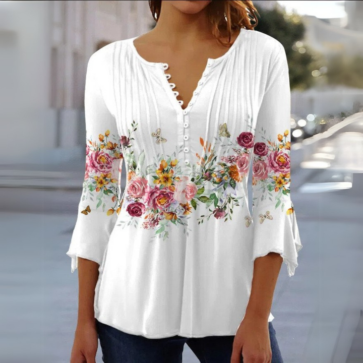Aleya | Elegant Floral Blouse