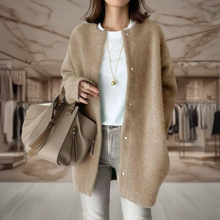 Women’s Mohair Longline Button Up Cardigan | Alyvia