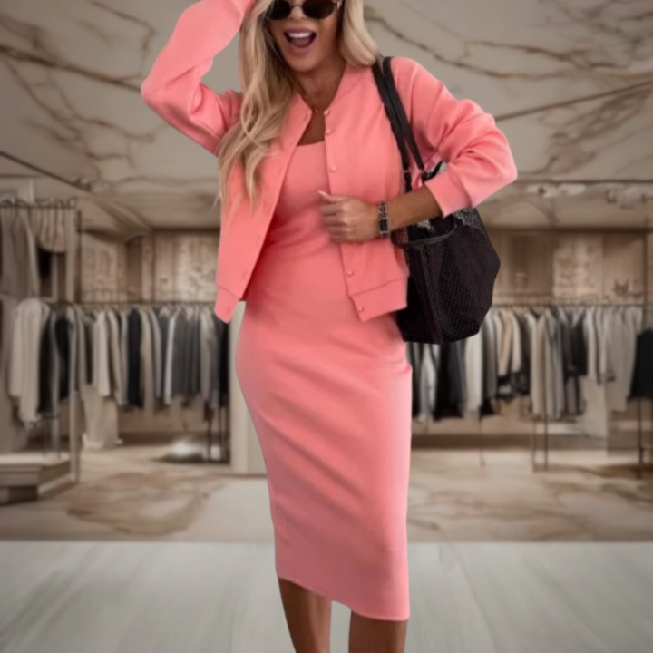 Emila | Flattering Jacket & Dress Set
