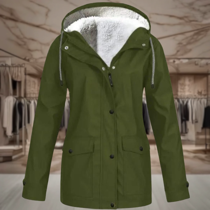 Women’s Waterproof Fleece Lined Hooded Jacket | Ariel
