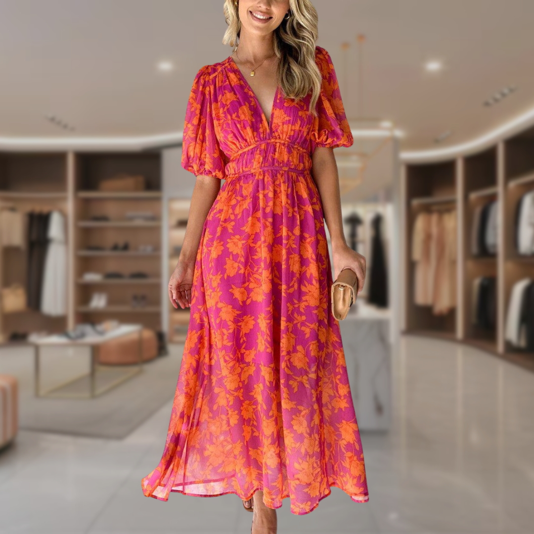 Catie | Elegant Floral Dress