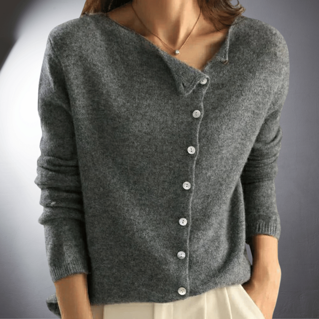 Elara | Chic Button Pullover