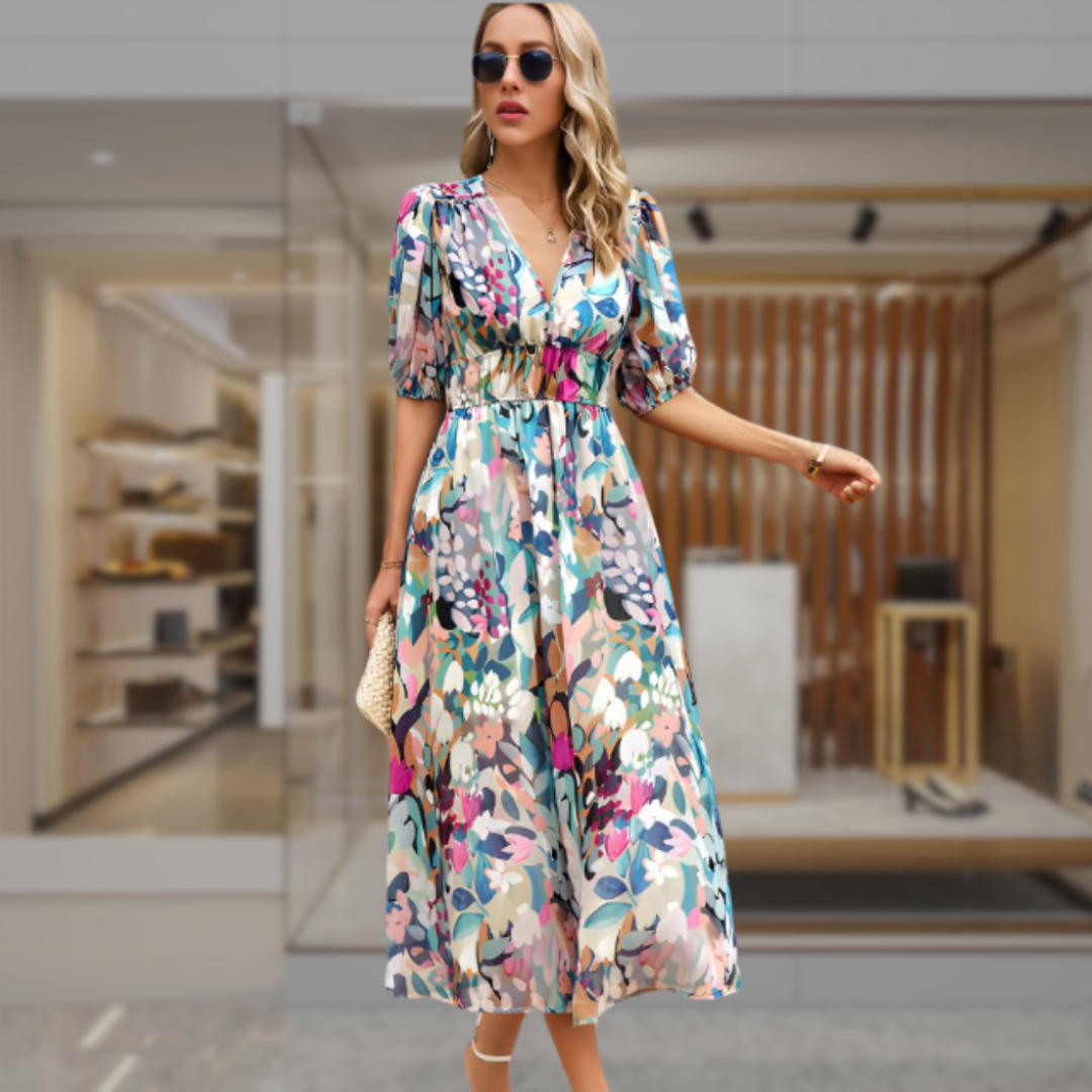 Juliana | Elegant Floral Dress