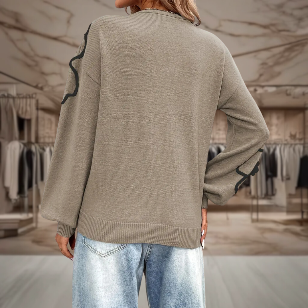 Semira | Elegant Embroidered Sweater