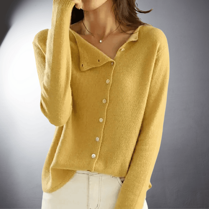 Elara | Chic Button Pullover