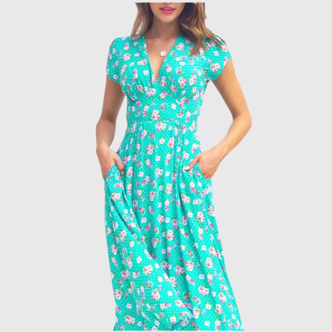 Kim | Flattering Floral Dress