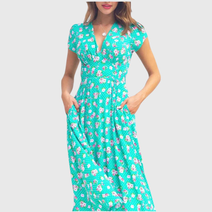Kim | Flattering Floral Dress