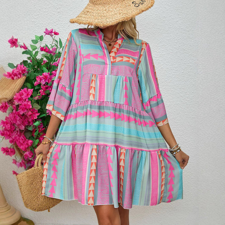 Jordyn | Boho Midi Dress