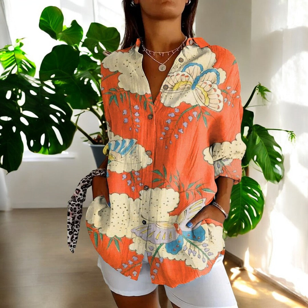 Flossie | Elegant Floral Blouse