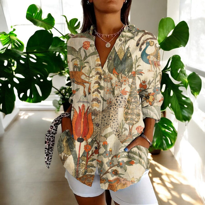 Flossie | Elegant Floral Blouse